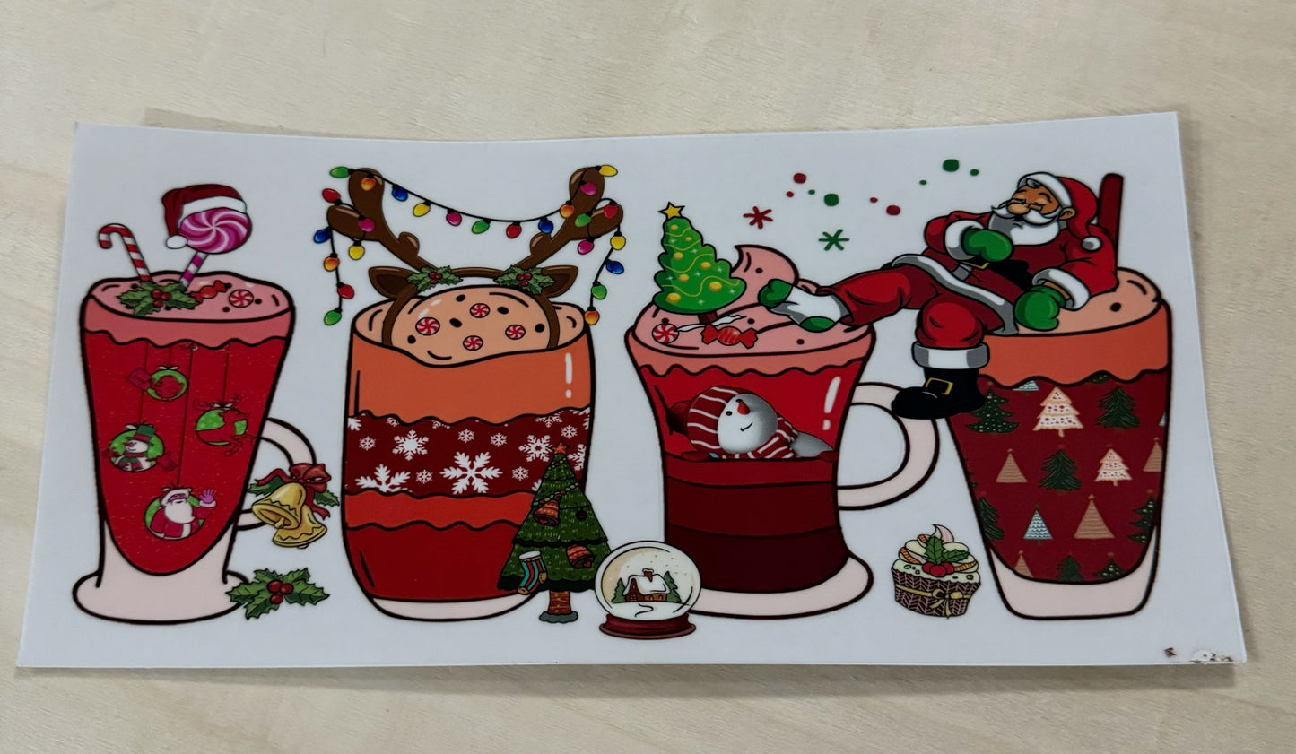 Santa Coffee Cups