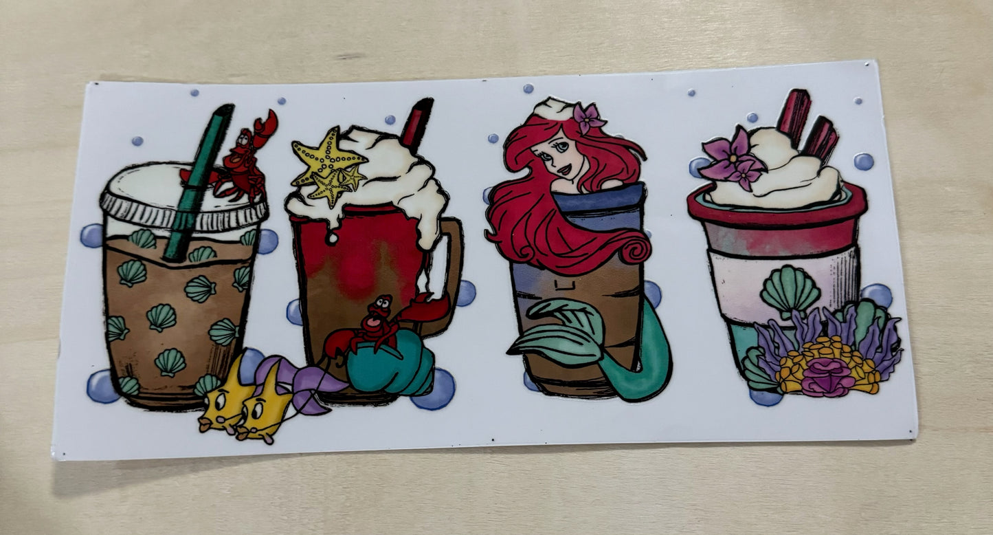 Little Mermaid Coffee Cups