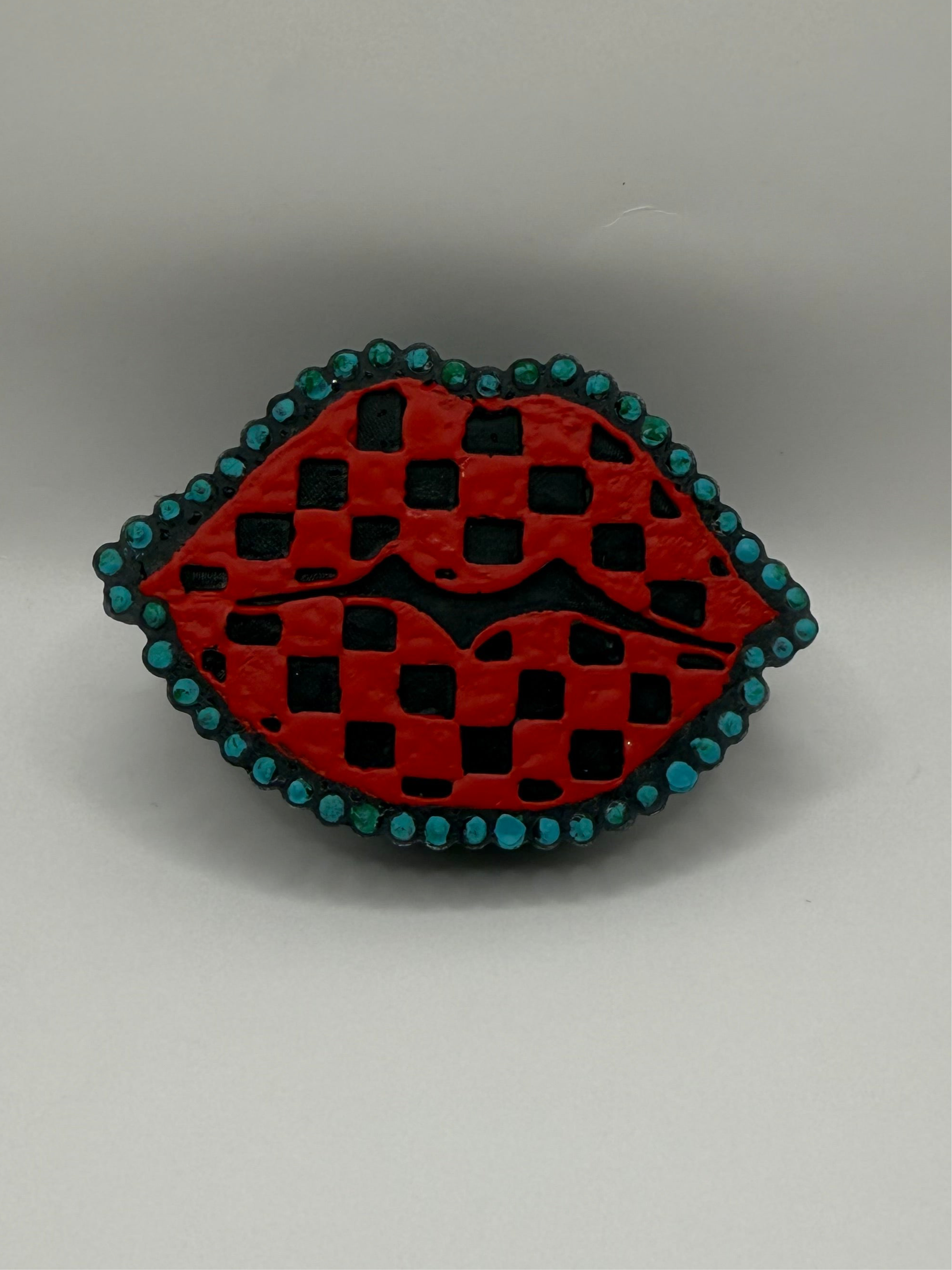 Checkered Lips Vent Freshie