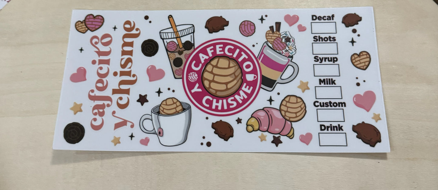 Cafecito y Chisme- Coffee Logo